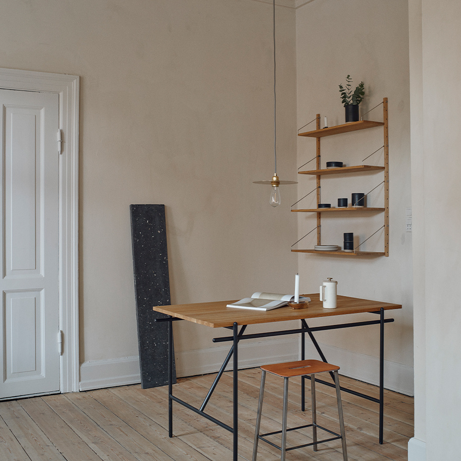 Circle Shade Pendel Medium Brass