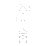 Gira Bordslampa Black Anodized Aluminum Gira Bordslampa Black Anodized Aluminum
