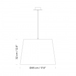 Sistema Sisisí GT1 Pendel White Linen Sistema Sisisí GT1 Pendel White Linen