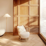9602 Golvlampa Polished Brass/Canvas 9602 Golvlampa Polished Brass/Canvas