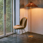 9602 Golvlampa Polished Brass/Wicker Willow 9602 Golvlampa Polished Brass/Wicker Willow