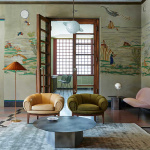 9602 Golvlampa Polished Brass/Wicker Willow 9602 Golvlampa Polished Brass/Wicker Willow