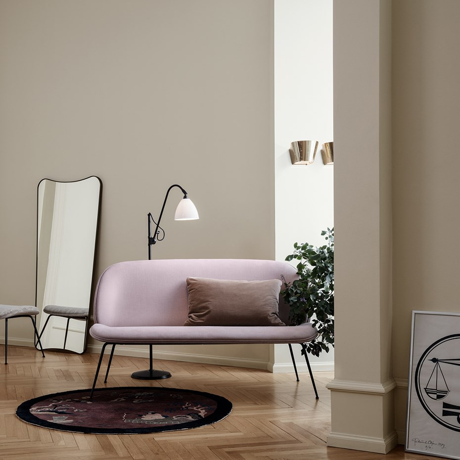 Bestlite BL3 Golvlampa Small Bone China/Black Brass