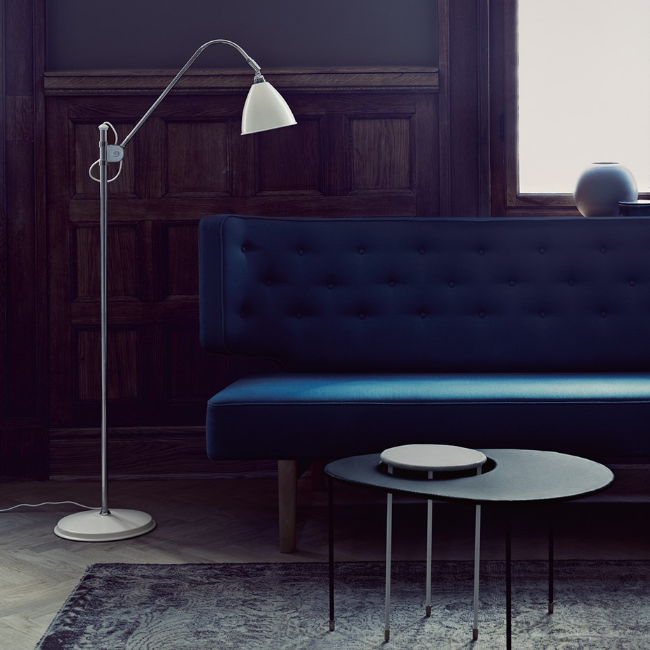 Bestlite BL3 Golvlampa Small Bone China/Chrome