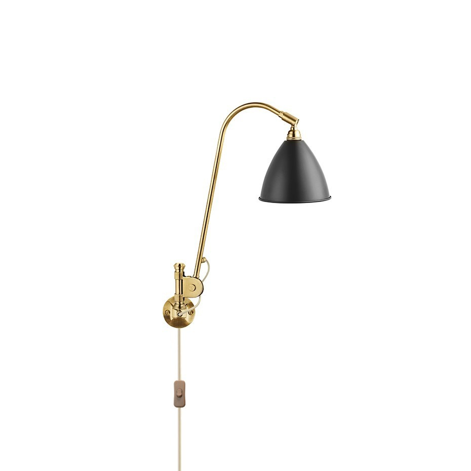 Bestlite BL6 Vägglampa Black/Brass
