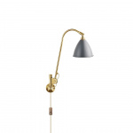 Bestlite BL6 Vägglampa Grey/Brass Bestlite BL6 Vägglampa Grey/Brass