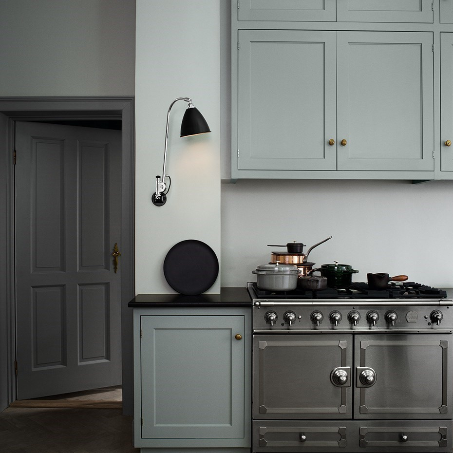 Bestlite BL6 Vägglampa Grey/Brass