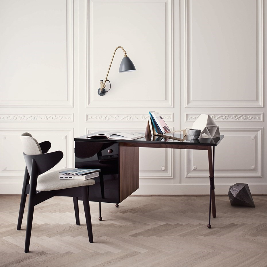 Bestlite BL6 Vägglampa Grey/Brass