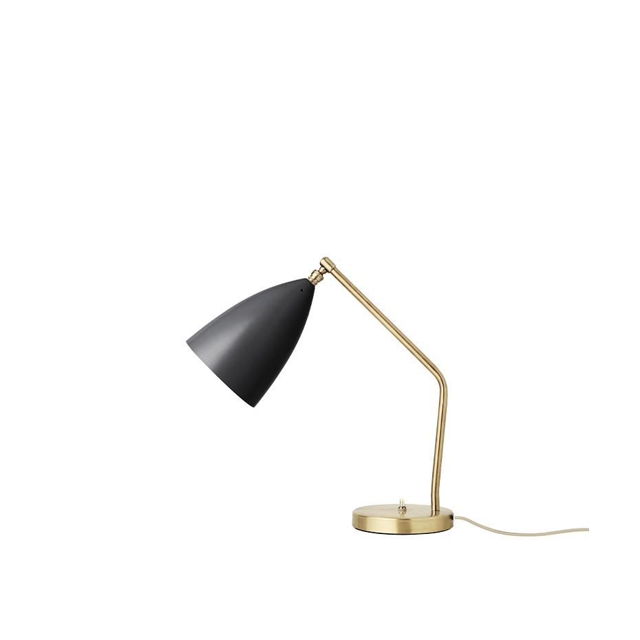 Gräshoppa Bordslampa Black Semi Matt