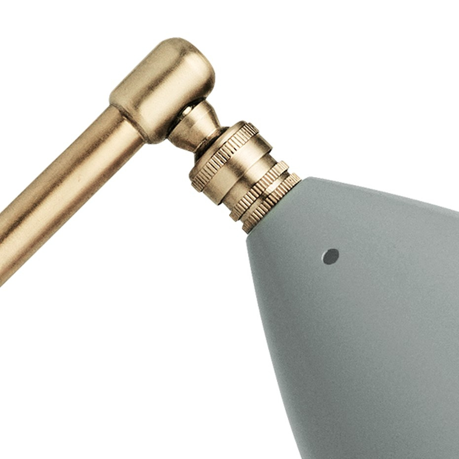 Gräshoppa Bordslampa Dusty Blue Semi Matt