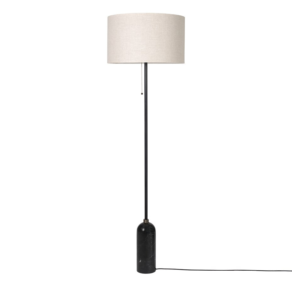 Gravity Golvlampa Black Marble/Canvas