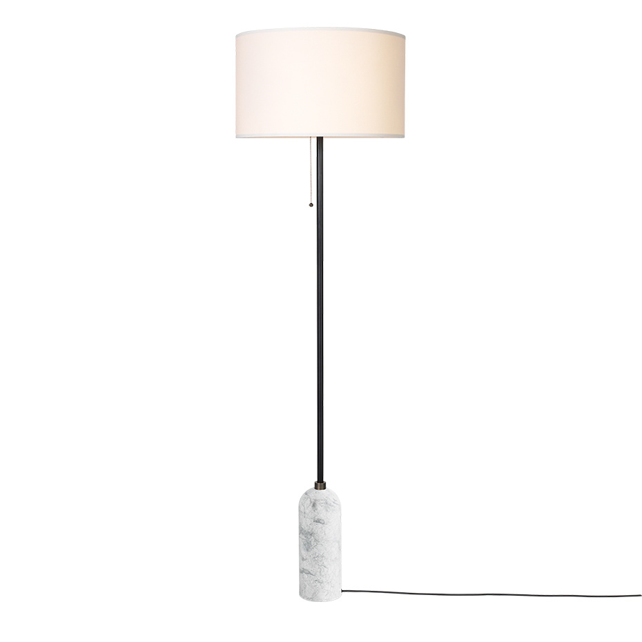 Gravity Golvlampa White Marble/White
