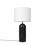 Gravity Golvlampa XL Low Black Marble/White Gravity Golvlampa XL Low Black Marble/White