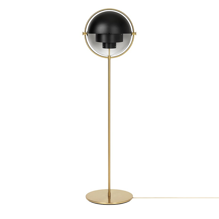 Multi-Lite Golvlampa Black/Brass