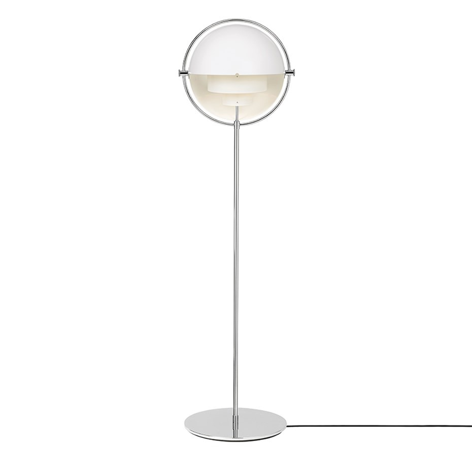 Multi-Lite Golvlampa White/Chrome