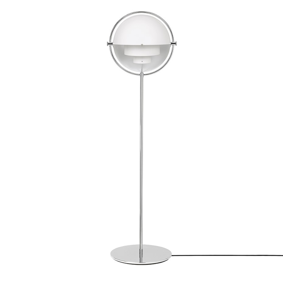 Multi-Lite Golvlampa White/Chrome