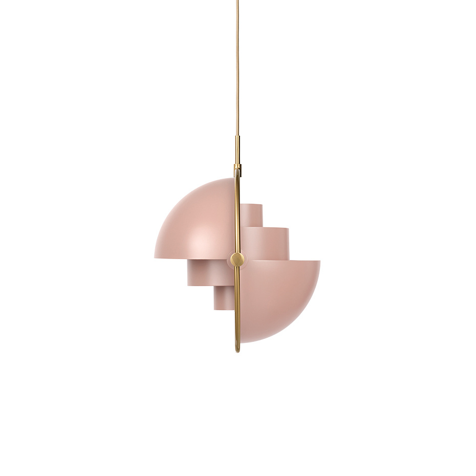 Multi-Lite Pendel Rose Dust/Brass