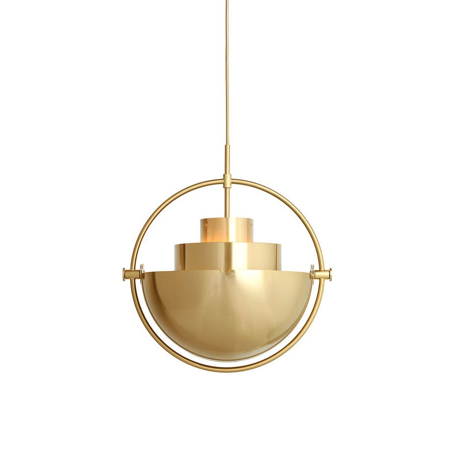 Multi-Lite Pendel Shiny Brass/Brass