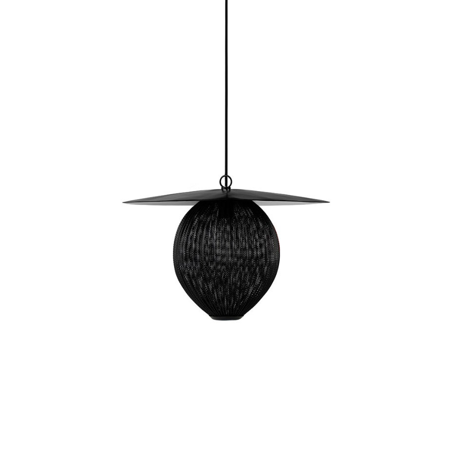 Satellite Pendel Medium Soft Black Semi Matt