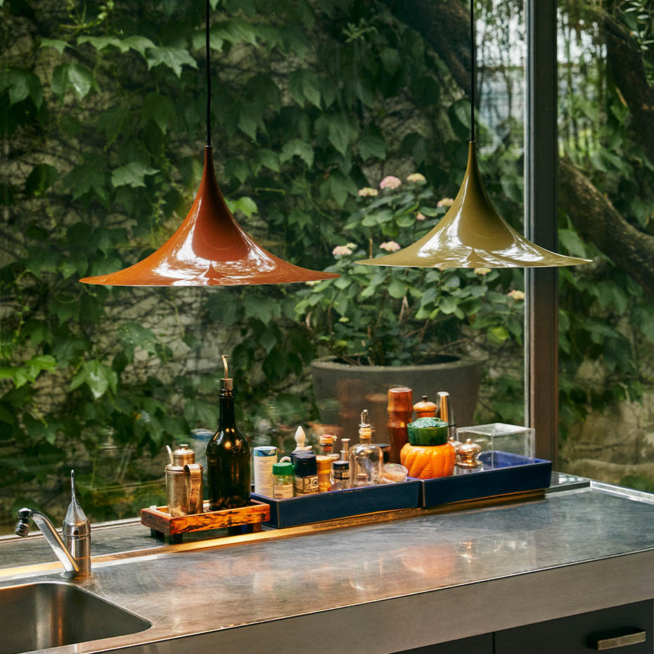 Semi Pendel Ø47 Black Semi Matt