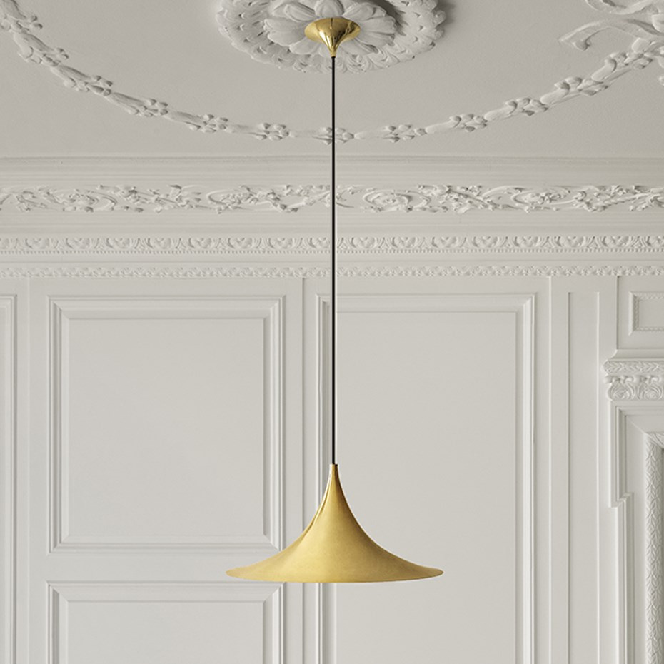 Semi Pendel Ø47 White Semi Matt