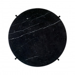 TS Coffee Table Ø55cm Black Marquina Marble TS Coffee Table Ø55cm Black Marquina Marble