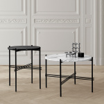TS Coffee Table 55cm Grey Emperador Marble