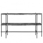 TS Console Table 120cm Grey Emperador Marble TS Console Table 120cm Grey Emperador Marble