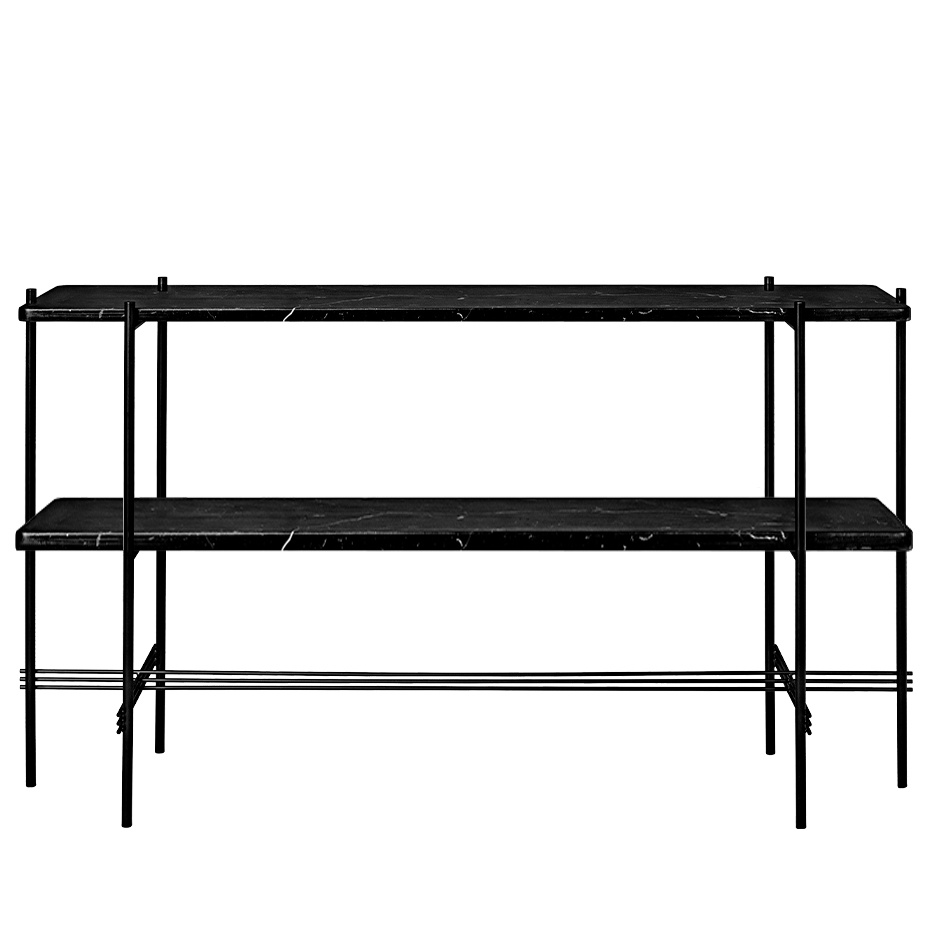 TS Console Table 120cm Black Marquina Marble