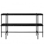 TS Console Table 120cm Black Marquina Marble TS Console Table 120cm Black Marquina Marble