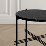 TS Coffee Table 40cm Black Marquina Marble