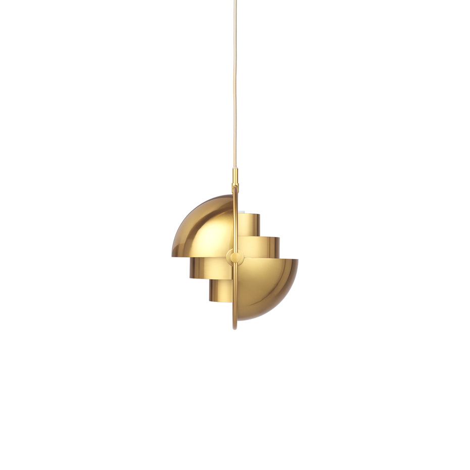 Multi-Lite Pendel Small Shiny Brass/Brass