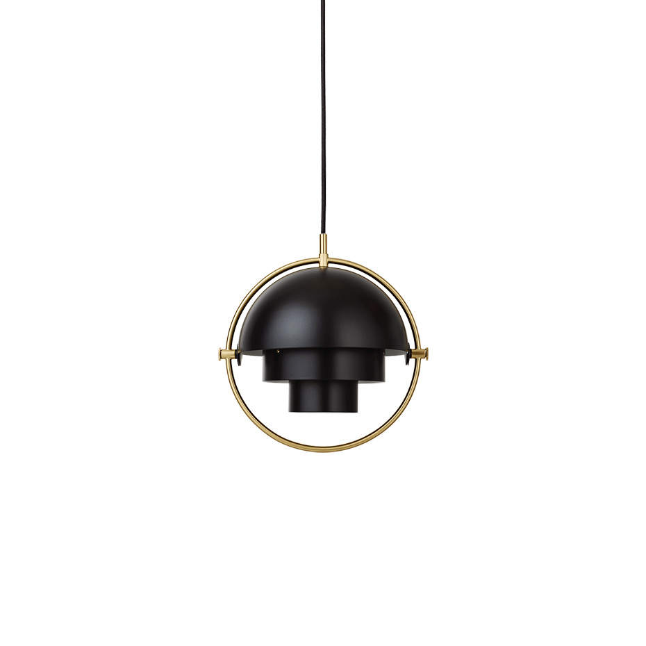 Multi-Lite Pendel Small Black/Brass