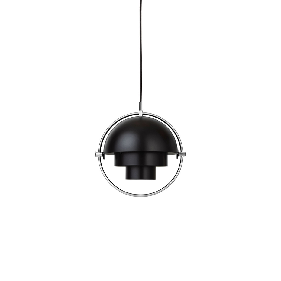 Multi-Lite Pendel Small Black/Chrome