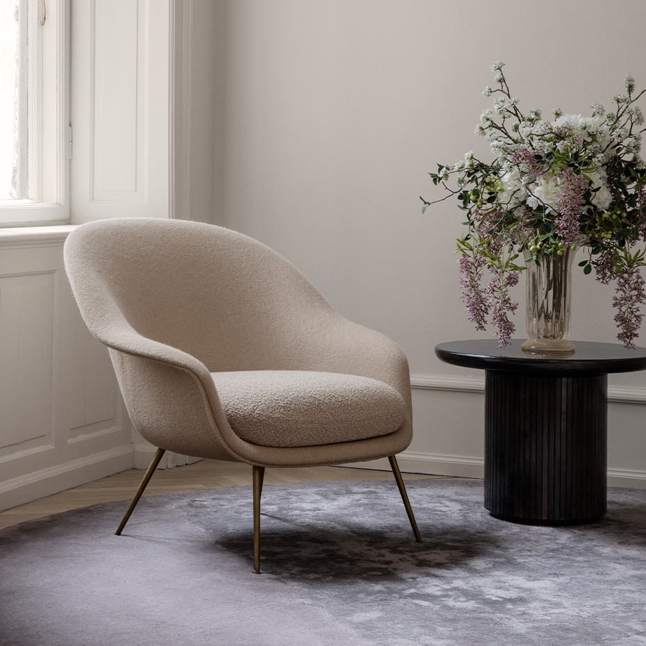 Moon Coffee Table Ø60cm Soaped Oak