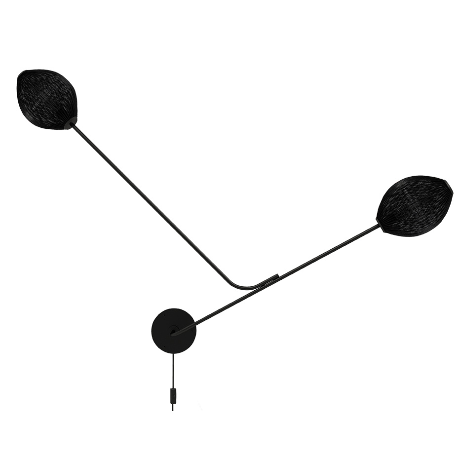 Satellite Vägglampa Soft Black Semi Matt