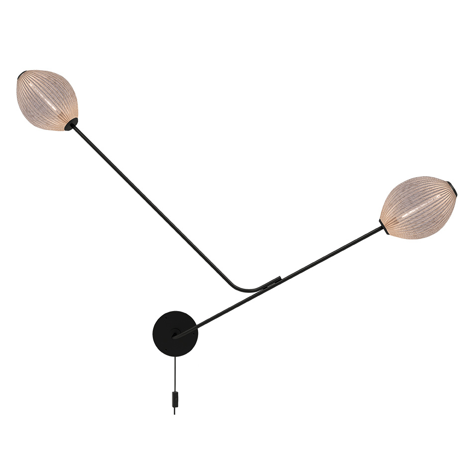 Satellite Vägglampa Cream White Semi Matt