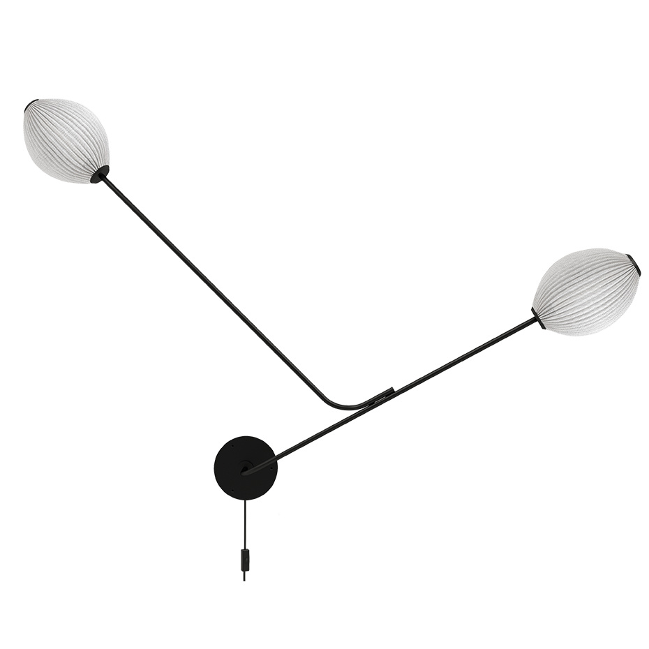 Satellite Vägglampa Cream White Semi Matt