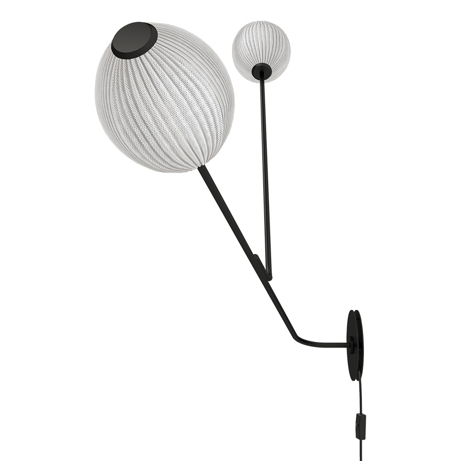 Satellite Vägglampa Cream White Semi Matt