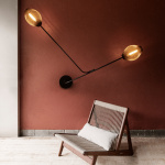 Satellite Vägglampa Cream White Semi Matt Satellite Vägglampa Cream White Semi Matt