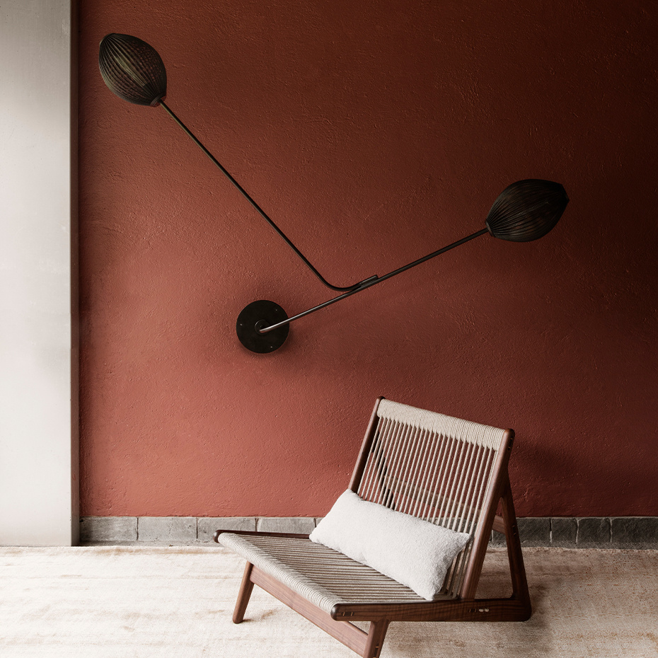 Satellite Vägglampa Cream White Semi Matt