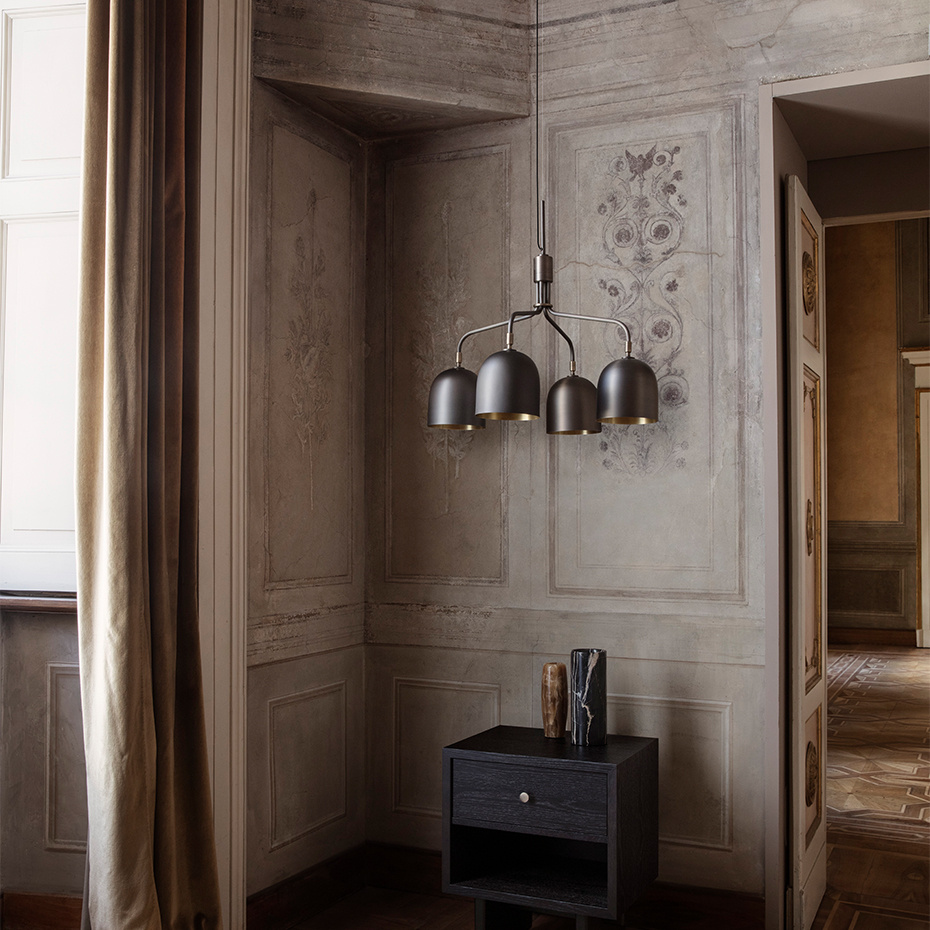 Howard Ljuskrona 4 Arm Short Gunmetal