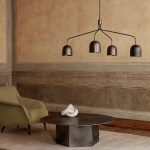 Howard Ljuskrona 4 Arm Long Gunmetal Howard Ljuskrona 4 Arm Long Gunmetal