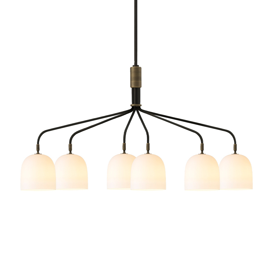 Howard Ljuskrona 6 Arm Bone China