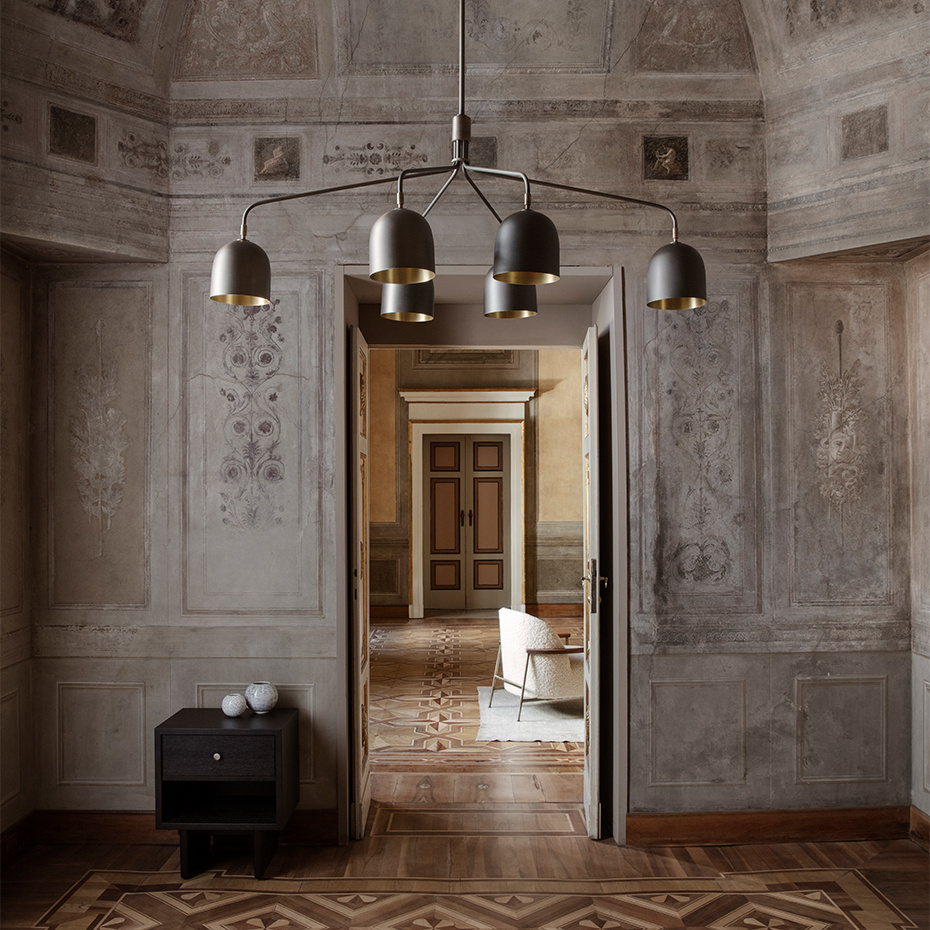 Howard Ljuskrona 6 Arm Gunmetal