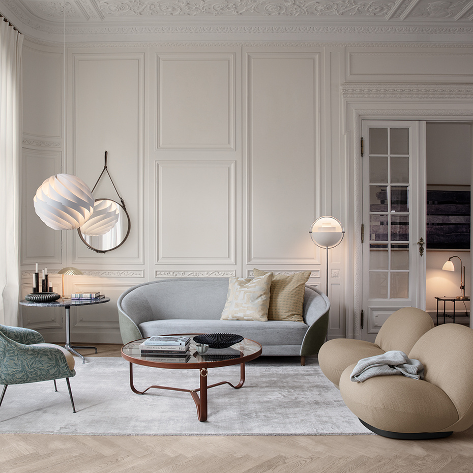 Multi-Lite Golvlampa White/Brass