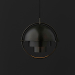 Multi-Lite Pendel Black Brass Multi-Lite Pendel Black Brass