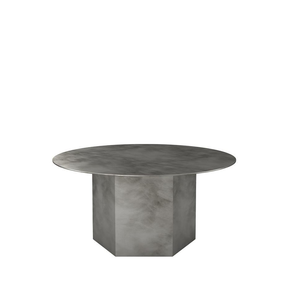 Epic Coffee Table Steel Ø80cm Misty Gray Steel