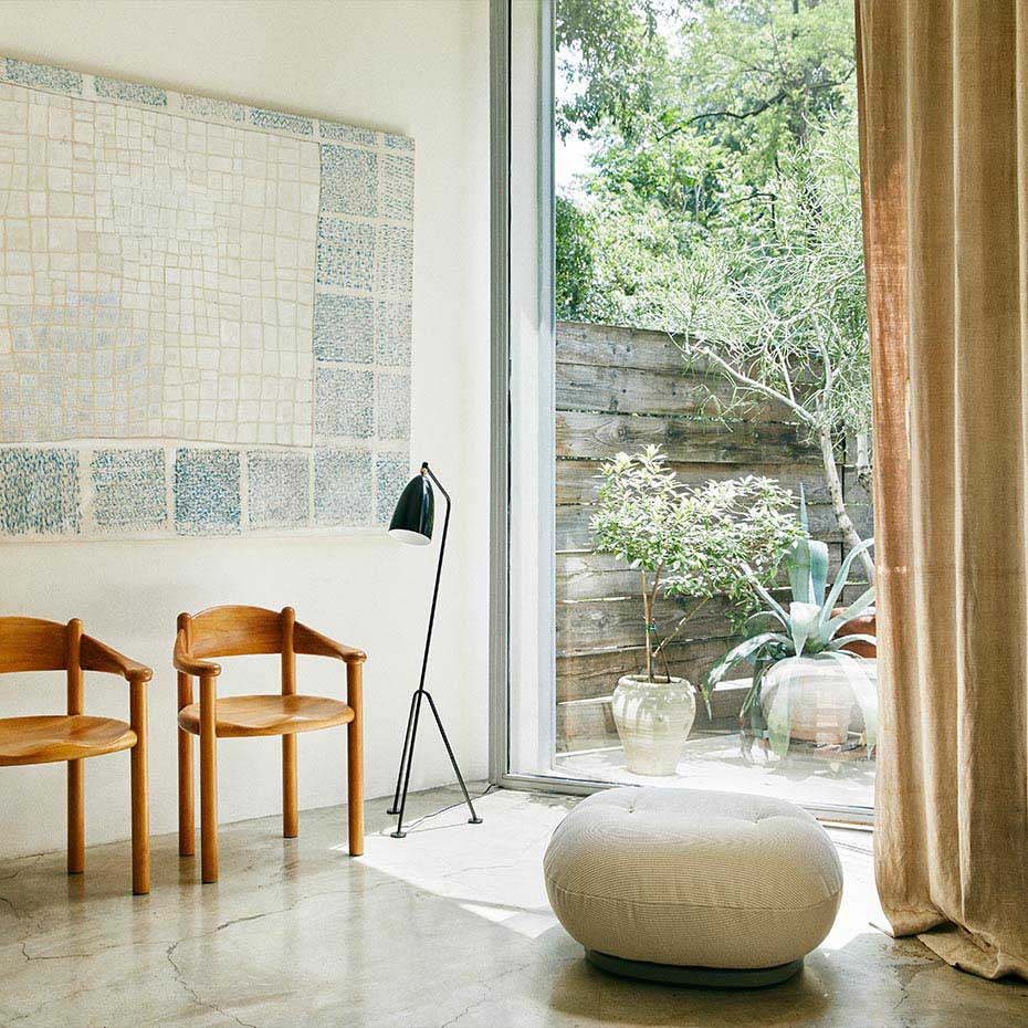 Gräshoppa Golvlampa Olive Brown