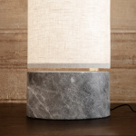 Unbound Golvlampa H80 Grey Marble/Canvas Unbound Golvlampa H80 Grey Marble/Canvas
